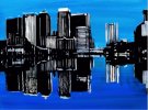 Canary Wharf Landscape London UK oil painting by Alex Borissov