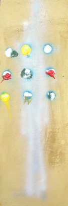 Consutruction # 1 - minimalist astract painting by Alex Borissov