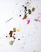 Fun for Some 1 - abstract painting by alex borissov - household paint on canvas 2007