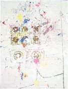 fun for some #5 - abstract painting by alex borissov - household paint on canvas 2007