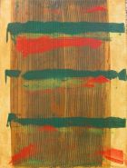 samurai contemplating- painting by alex borissov 2006 acrylicl on canvas